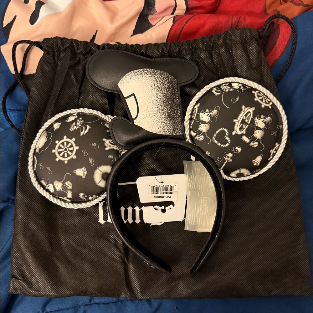Loungefly Steamboat Willie Mickey Ears 2023